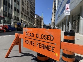 Ottawa - April 28, 2022 - 

Road Closed sign in Ottawa near Parliament Hill, April 28, 2022.









Assignment 137452

Photo by Jean Levac/Postmedia