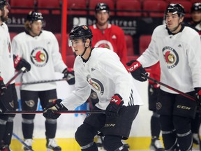 Settle down social media, Shane Pinto won't suit up for the Ottawa Senators again this season.