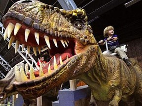 Jurassic Quest arrives with its giant dinosaurs and massive megalodon at the Edmonton Expo Center April 29.