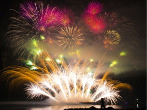 File photo of fireworks at the Honda Celebration of Light in Vancouver.