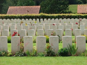 The Canadian war cemetery at Dieppe, France, is the resting place for Canadian soldiers who died during that disastrous raid on the French town in 1942. File photo