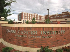 Cross Cancer Institute in Edmonton.  Stock, files, outside.  Postmedia file ORG XMIT: POS2021080410400186522343166