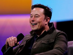 Elon Musk speaks during the E3 gaming convention in Los Angeles, California, US, June 13, 2019.