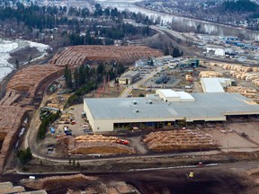 The West Fraser Timber Co. Ltd sawmill in Quesnel, BC