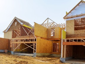 Construction of homes.
