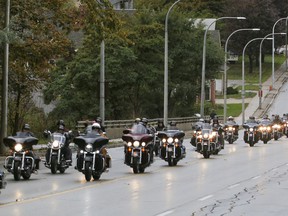 Up to 1,000 motorcycles and other vehicles are expected to arrive on Parliament Hill for a rally at about 6 pm on Friday, April 29.