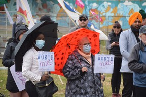 Better wages and working conditions for those who provide early childhood education and care were among the demands made at a May Day rally Sunday in Sudbury.