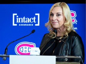 Canadiens vice-president of communications Chantal Machabée grew up worshiping Guy Lafleur and it was that love for the Canadiens legend that led her into sports journalism.