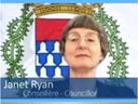 Councillor Janet Ryan, who has resigned, is pictured here during a webcast of a Baie-D'Urfé town council meeting.