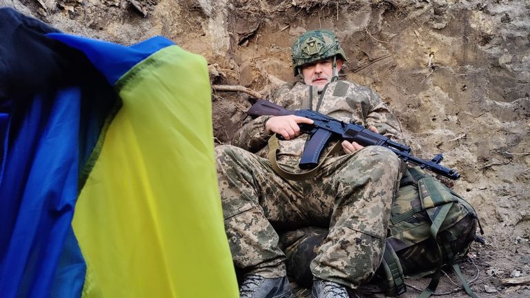 Mark Ayres has spent the last two months in the Ukraine serving with the Azov Battalion.