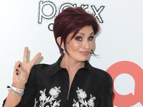 Sharon Osbourne attends the Elton John AIDS Foundation Oscar Party in Los Angeles, March 27, 2022.