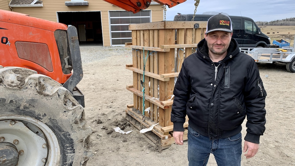 Rémi Morin, president of the local union of the UPA Abitibi-Ouest and participant in the project.