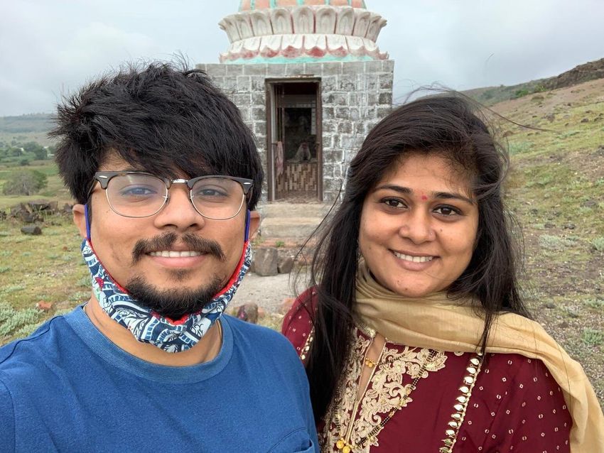 Tejas Ghutukade of Burlington, 31, seen here with his wife, Seema Kore, says he has come across at least 50 other couples who submitted their spousal sponsorship applications last year and are still waiting for an AOR.