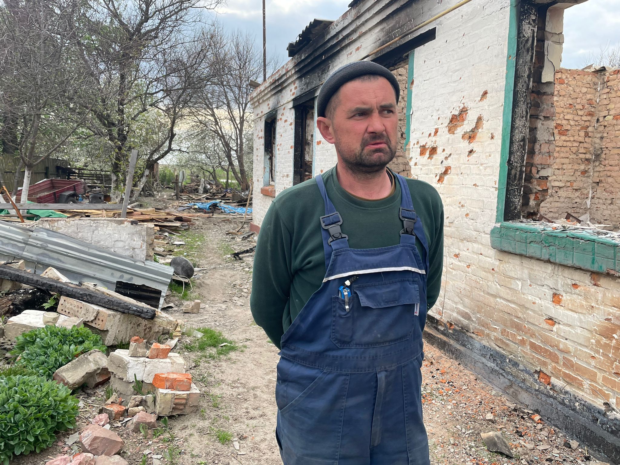 Vladim Bozhko said his son was killed in the fighting in April.