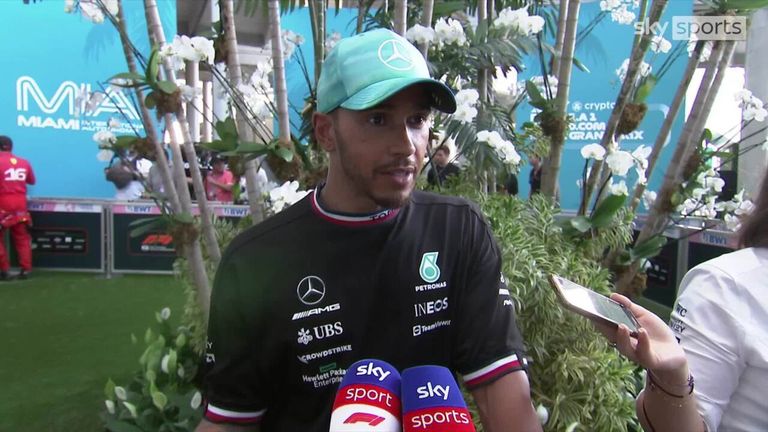 Lewis Hamilton was left frustrated after finishing sixth at the Miami GP.