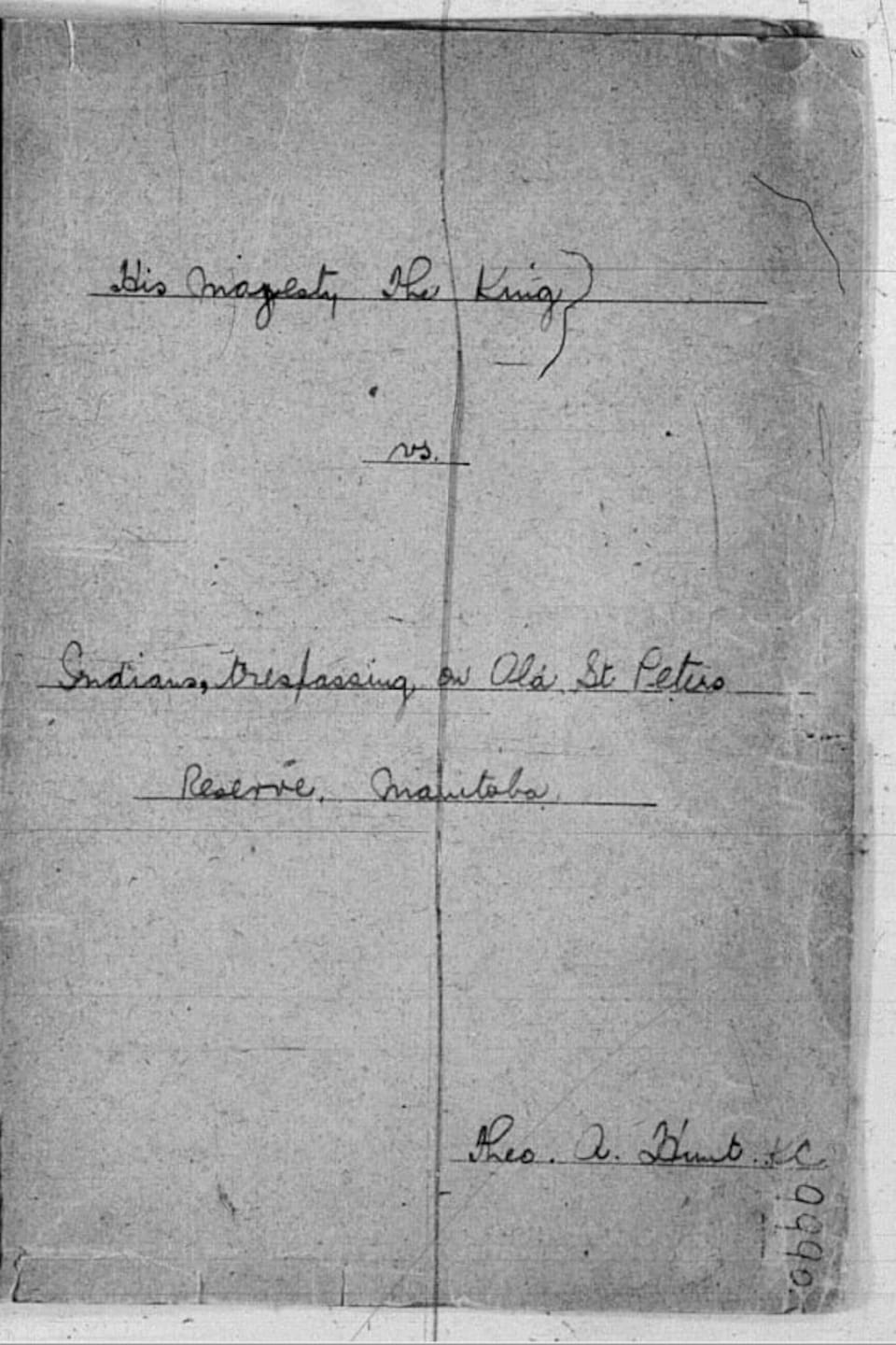 An archival court document