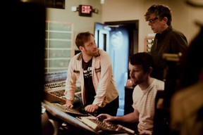 The Black Keys recording at Easy Eye Sound in January 2019.