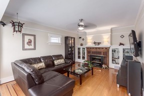 A living room at 1335 Laburnum Street, Vancouver.
