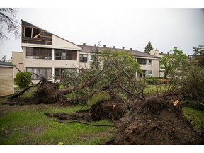 The Stittsville area and many other parts of the Ottawa region were hit by a powerful storm on Saturday, May 21, 2022. A large amount of damage at a residence on Carleton Cathcart Street.