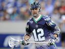Kevin Crowley, then with the Chesapeake Bayhawks, during a June 2015 Major League Lacrosse game in Annapolis, Md. The New Westminster native, a longtime National Lacrosse League star, says Americans are 'growing the game (of box lacrosse) at a very fast rate.'