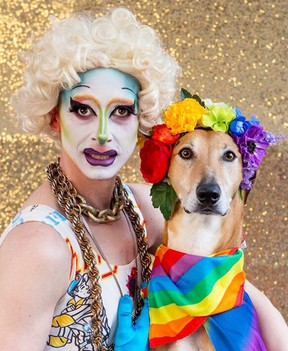 Bring your doggy down to Grindstone Saturday for a show with a local drag queen.