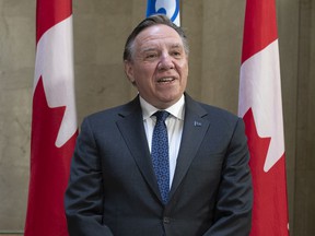 Quebec Premier Francois Legault.
