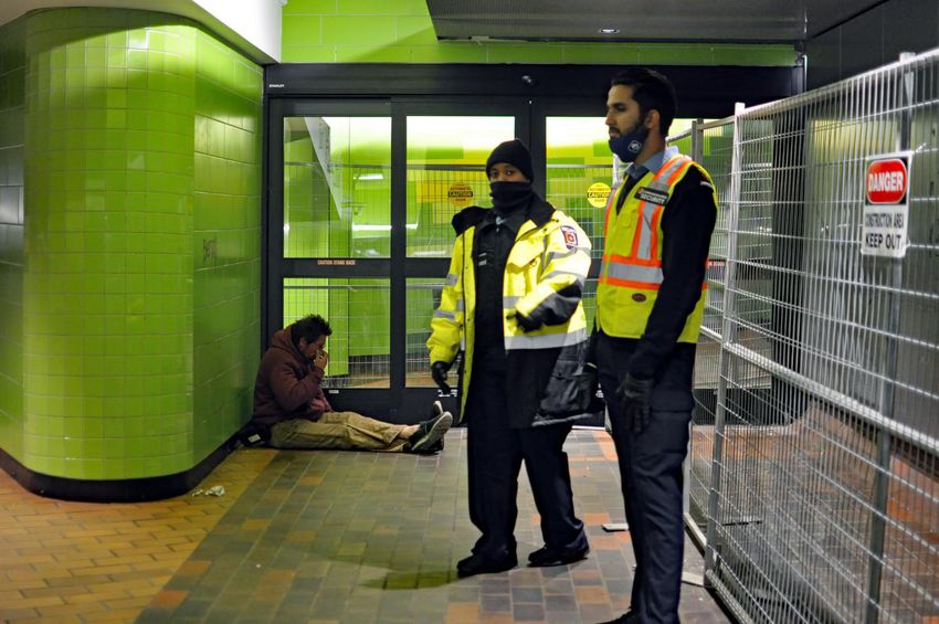 For many people experiencing homelessness in Edmonton, the downtown LRT underground stations have become a makeshift shelter.