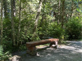 These photos show the wooded area that the town of Gibsons has designated as an Indigenous Healing Forest.  There are about 10 such healing forests in Canada, and this one will be BC's first.
