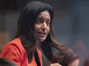 Dominique Anglade made it clear that the Liberals intend to oppose Bill 96 on third and final reading, which could take place the week of May 23.