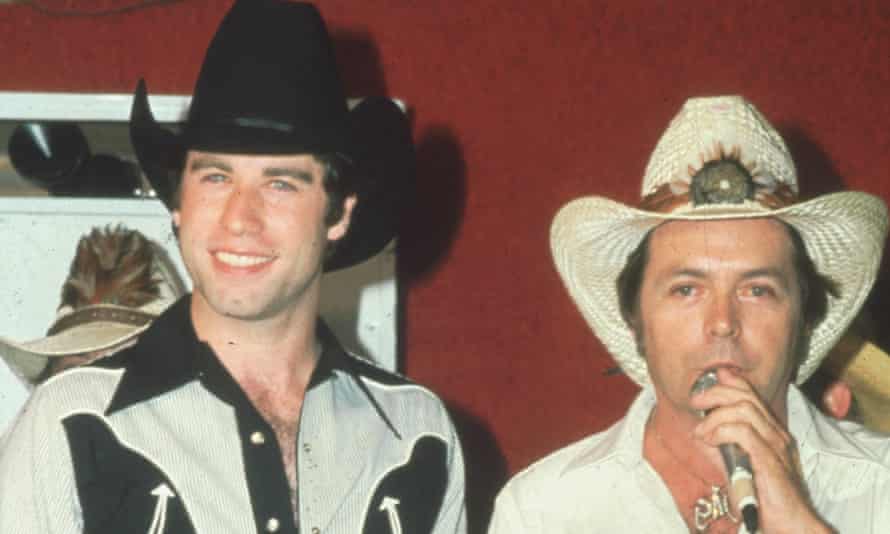 John Travolta and Mickey Gilley in Hollywood in 1980