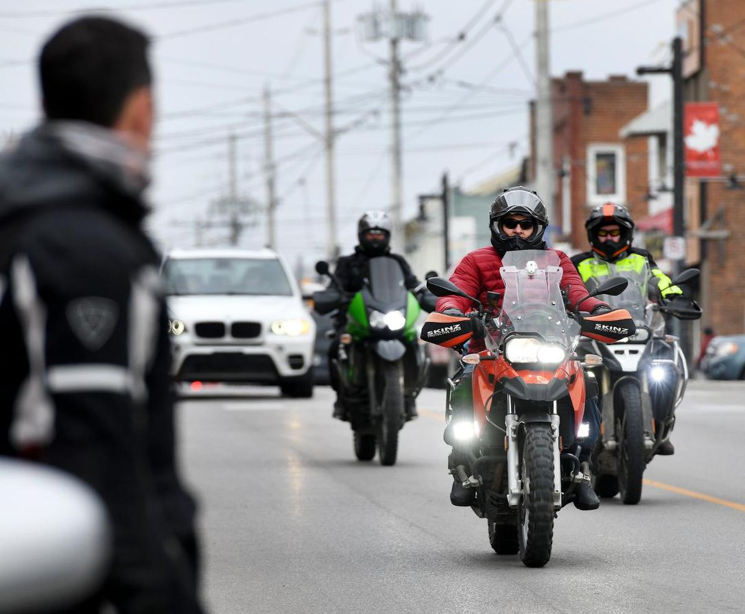 The motorcyclists have once again descended on Port Dover for the only Friday the 13th rally of the year.
