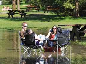 FILE PHOTO of people enjoying a sunny day at Buntzen Lake.