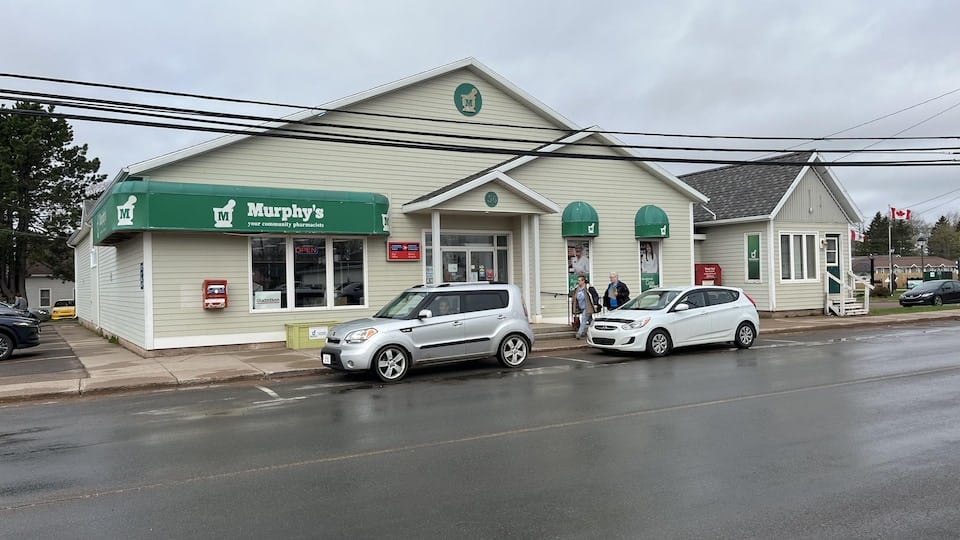 Exterior view of the front of Murphy's Pharmacy in Kensington.