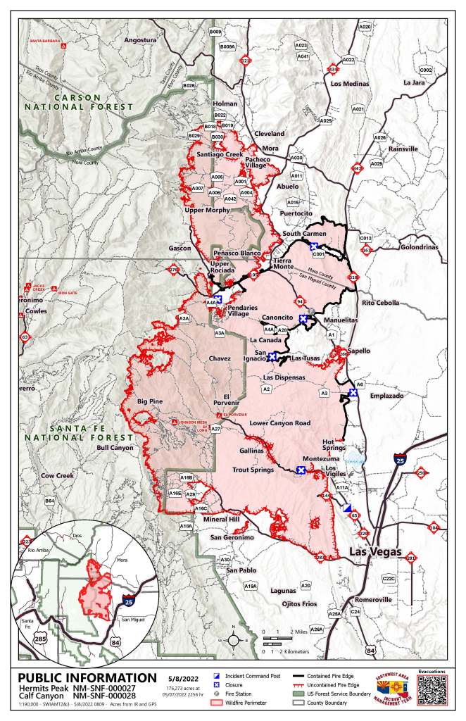 Hermits Peak and Calf Canyon fires