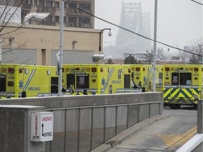 Montreal ambulances.