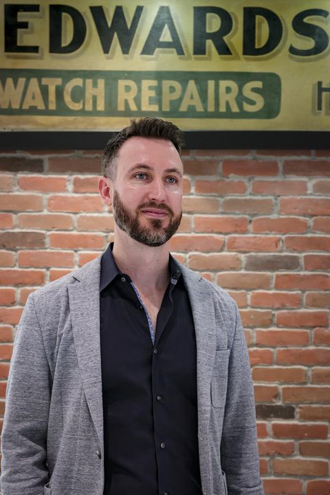 Adam Ollerenshaw runs the Edwards & Davies jewelry store with his father.