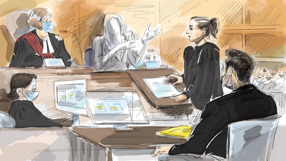 A forensic illustration of defense cross-examination.