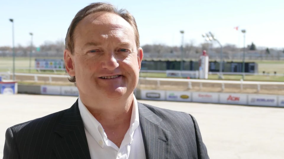 Darren Dunn, President and CEO, at Assiniboia Downs racetrack in Winnipeg on May 10, 2022.