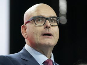 Ontario Liberal Party Leader Steven Del Duca speaks at the convention in Mississauga, Ont., Saturday, March 7, 2020.