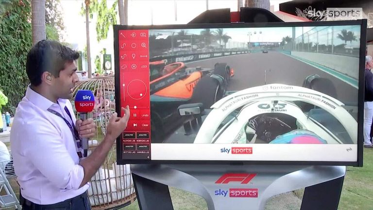 Sky Sports pundit Karun Chandhok breaks down the battle between Lewis Hamilton and George Russell