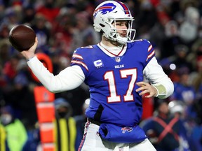 Josh Allen of the Buffalo Bills.  Timothy T. Ludwig/Getty Images)