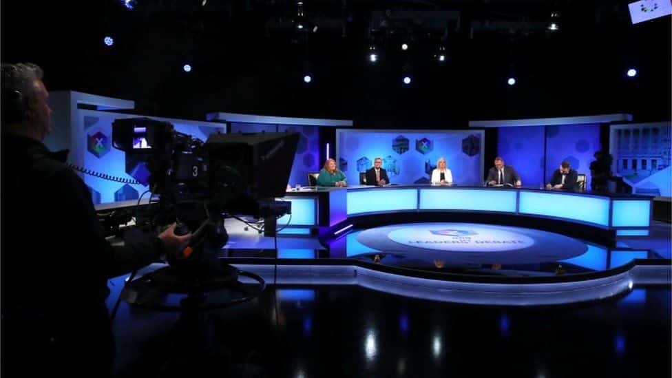 The leaders debate on BBC