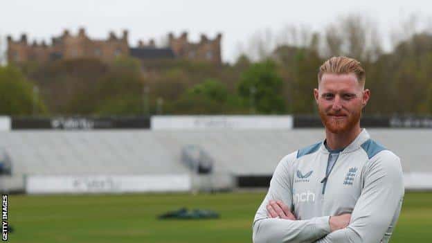 Ben Stokes pictured at Durham's Chester-le-Street ground