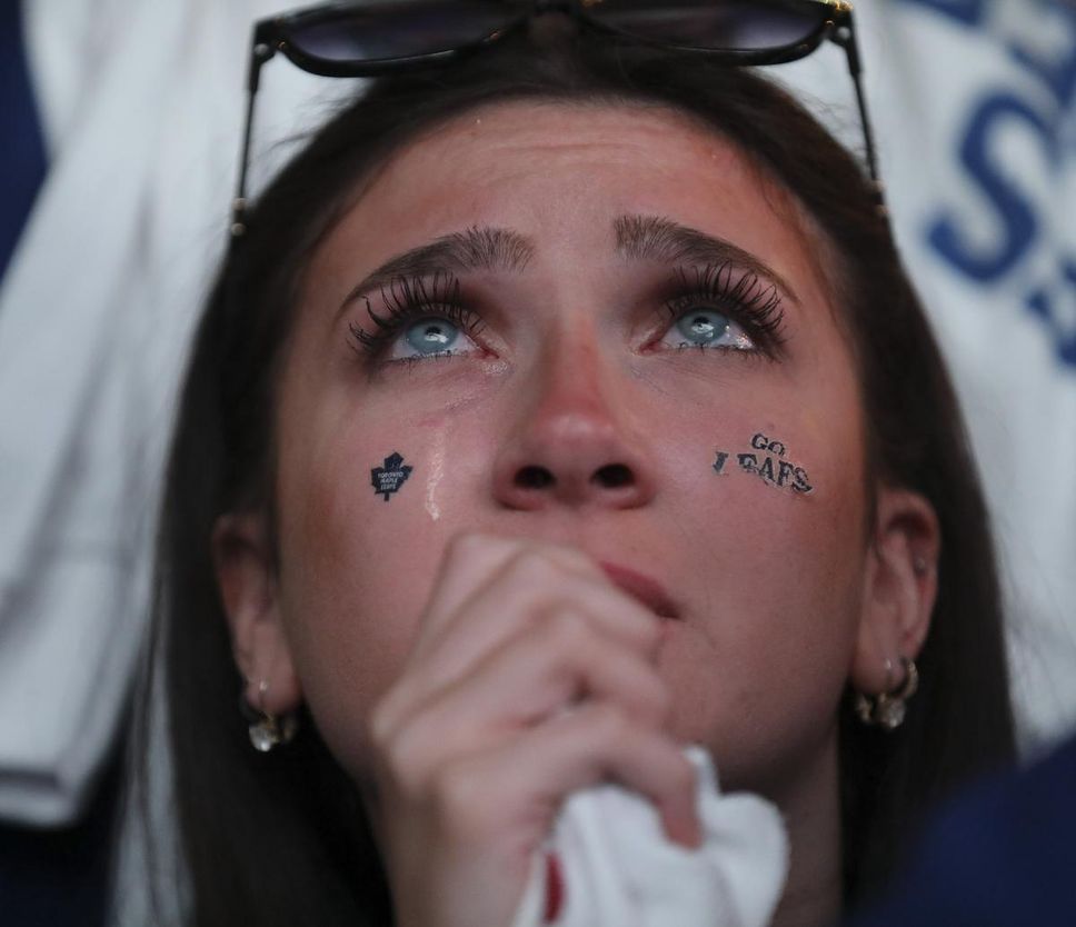 Thursday night's Game 6 in Tampa came to a tearful end in overtime for Alessia Rota and more Maple Leafs fans watching on the big screen at Maple Leaf Square.