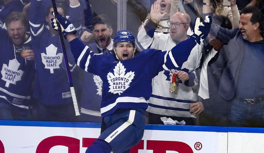 First star William Nylander put the Leafs ahead in the third period on the way to a 4-3 win over the Lightning in Game 5 of their first-round playoff series at Scotiabank Arena.