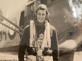 Cobby Engelberg's plane was shot down over France on D-Day, June 6, 1944. His son, Harvey Engelberg, tried for decades to track down those who helped his father survive.  Photo courtesy Harvey Engelberg.