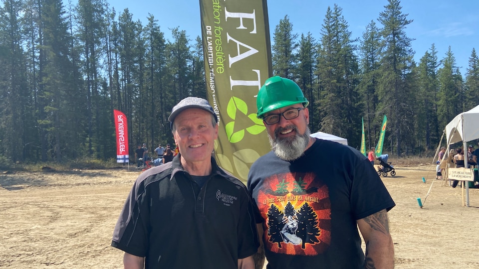 Alain Shink, President, and Marc Provencher, General Manager of the Abitibi-Témiscamingue Forestry Association.