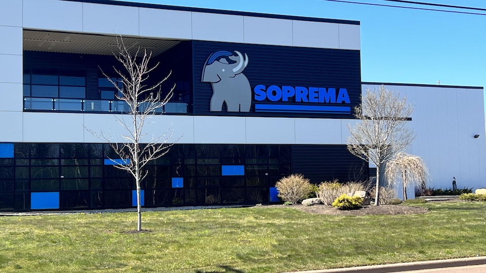 The facade of the Soprema office in Dieppe.