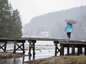 It's typical spring weather in Vancouver: Clouds, some drizzle and periods of rain.