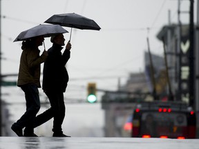 A low pressure system headed for Vancouver Island and the BC south coast will bring strong winds and heavy rains, Environment Canada says.